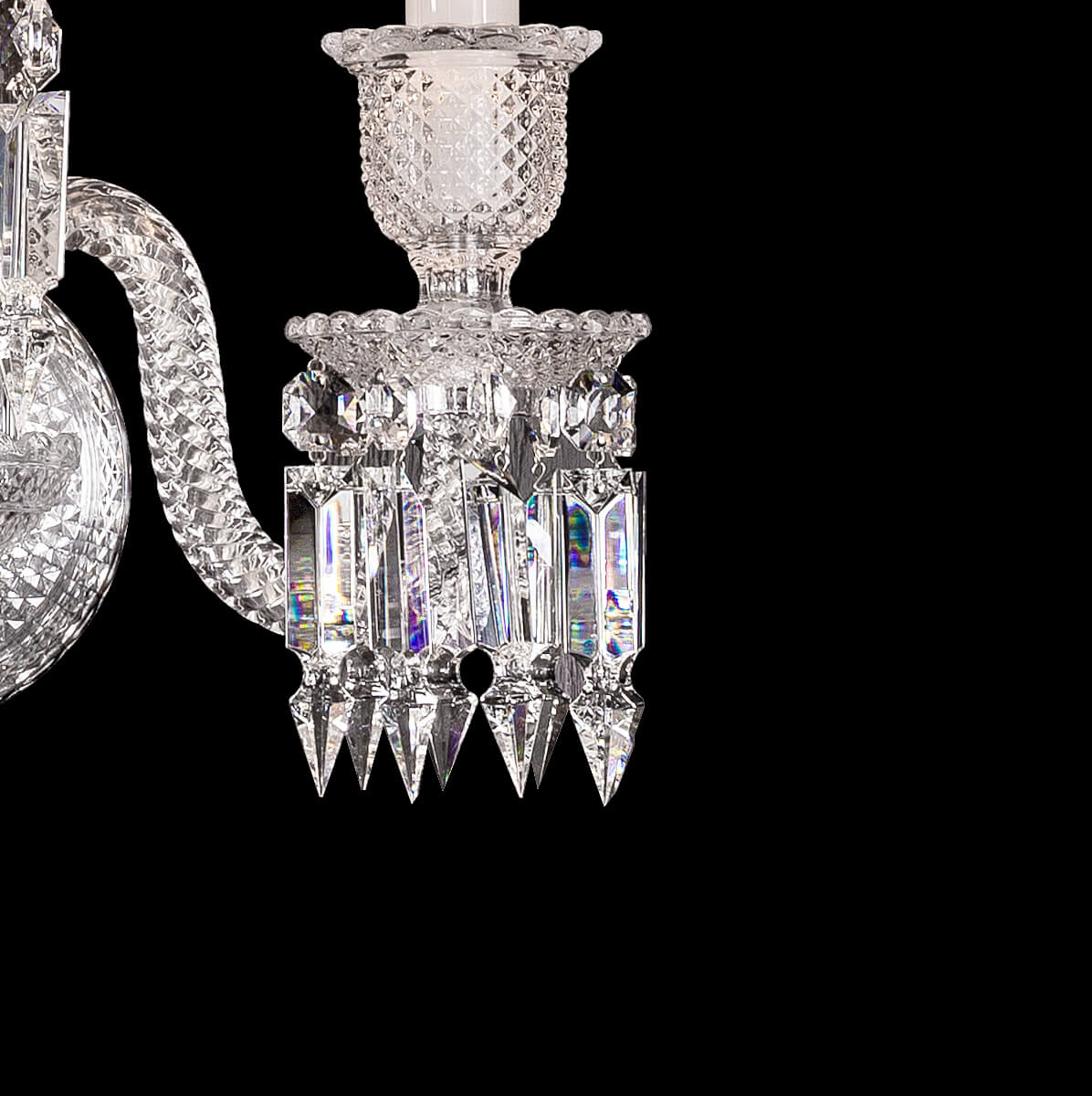 Zenith Bacara Crystal Wall Sconce - Image 3