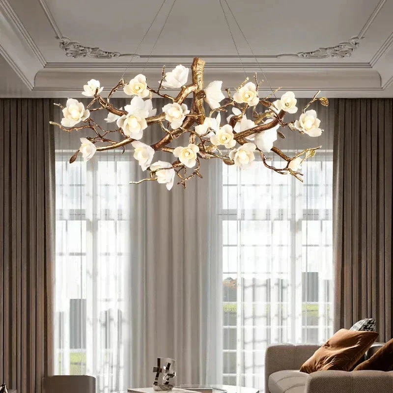Zendas Branch Crystal Flower Chandelier - Image 10