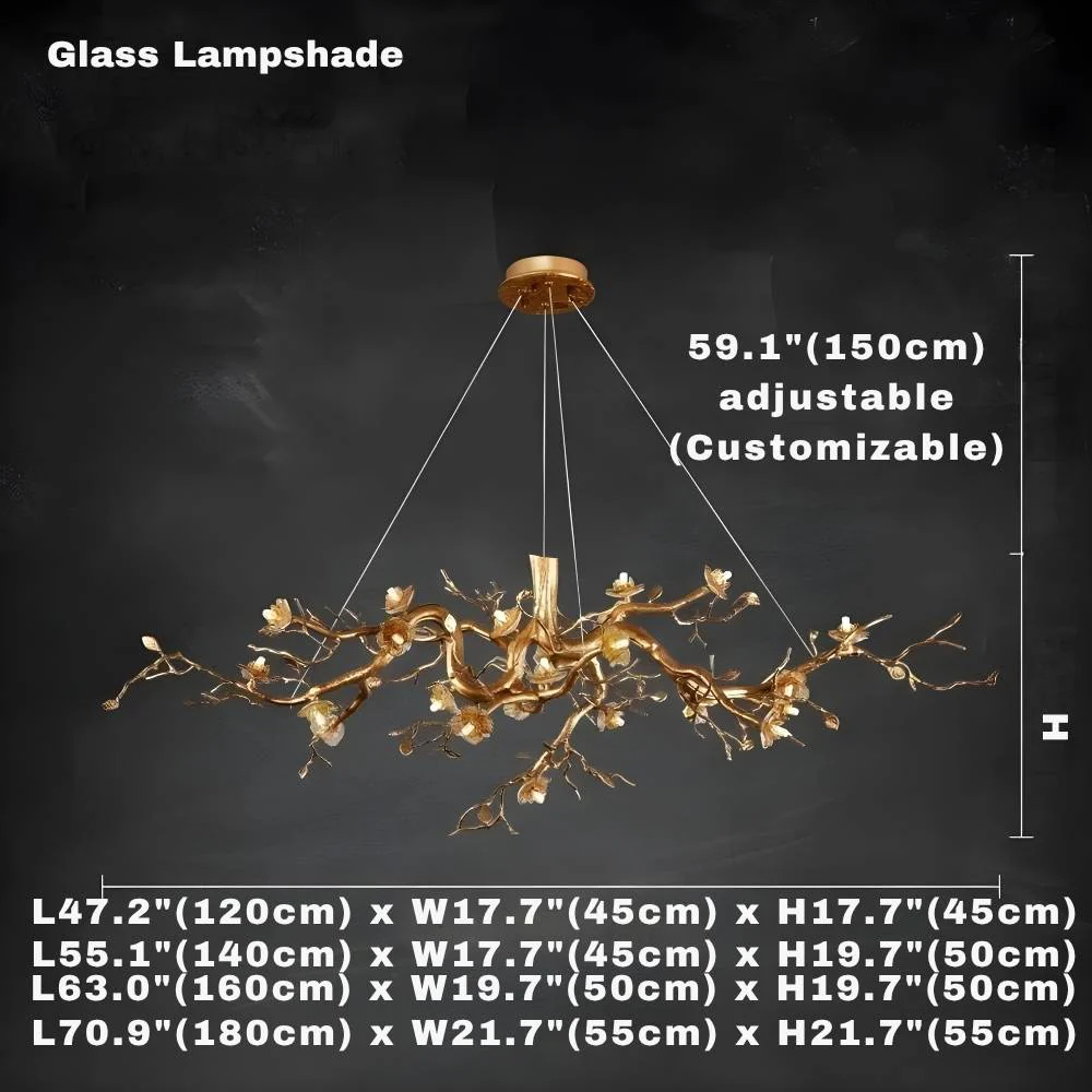 Zendas Branch Crystal Flower Chandelier - Image 14