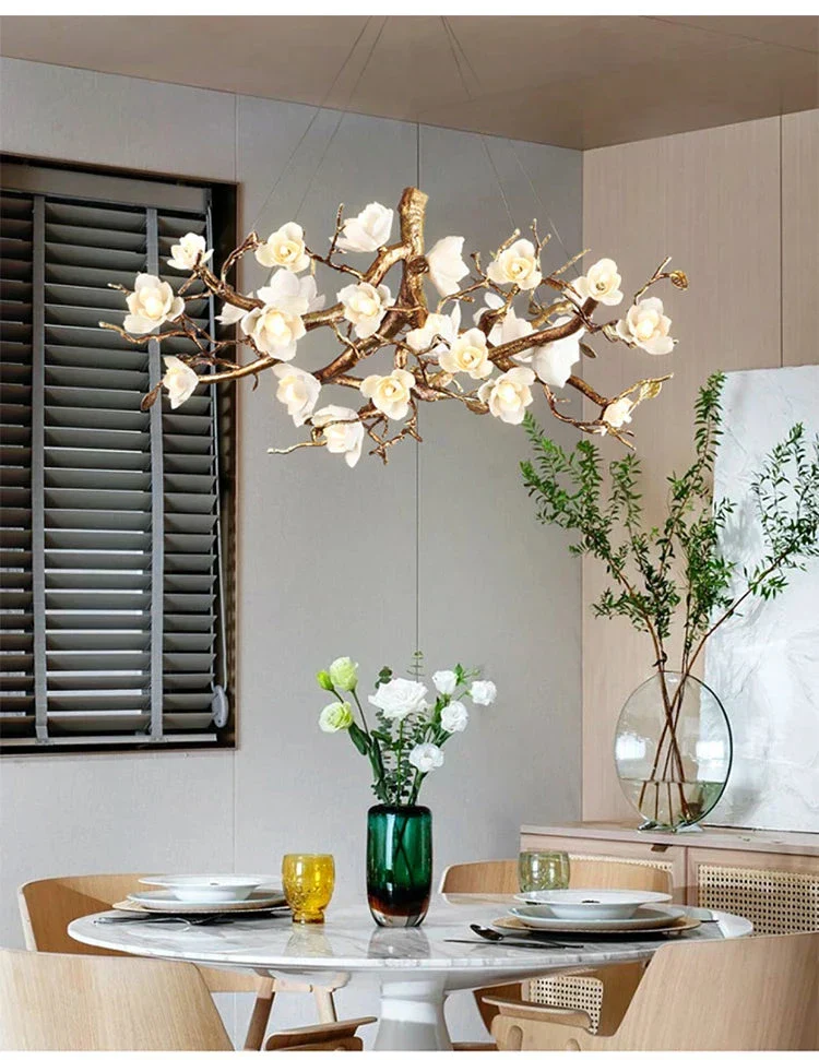 Zendas Branch Crystal Flower Chandelier - Image 2
