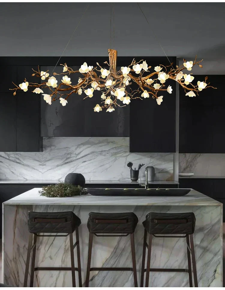 Zendas Branch Crystal Flower Chandelier - Image 4