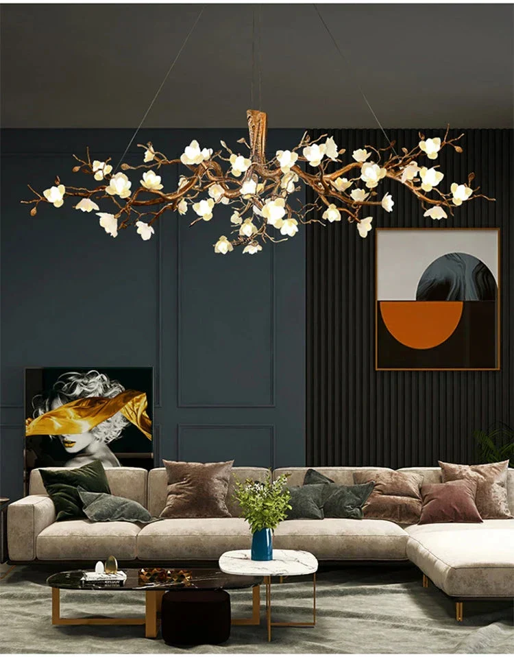Zendas Branch Crystal Flower Chandelier - Image 5