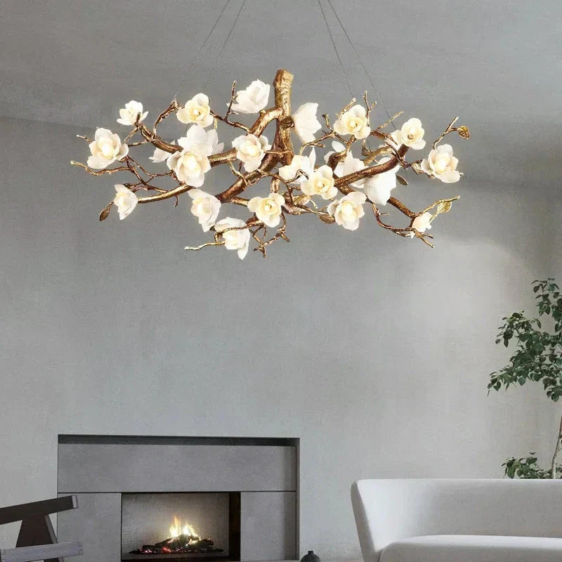 Zendas Branch Crystal Flower Chandelier - Image 7