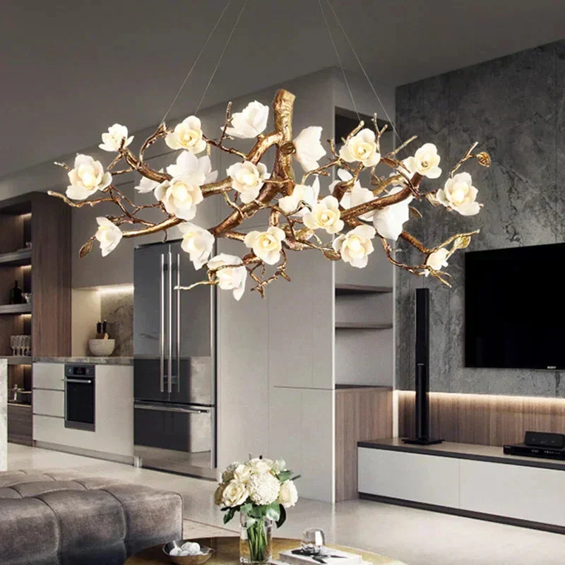 Zendas Branch Crystal Flower Chandelier - Image 9
